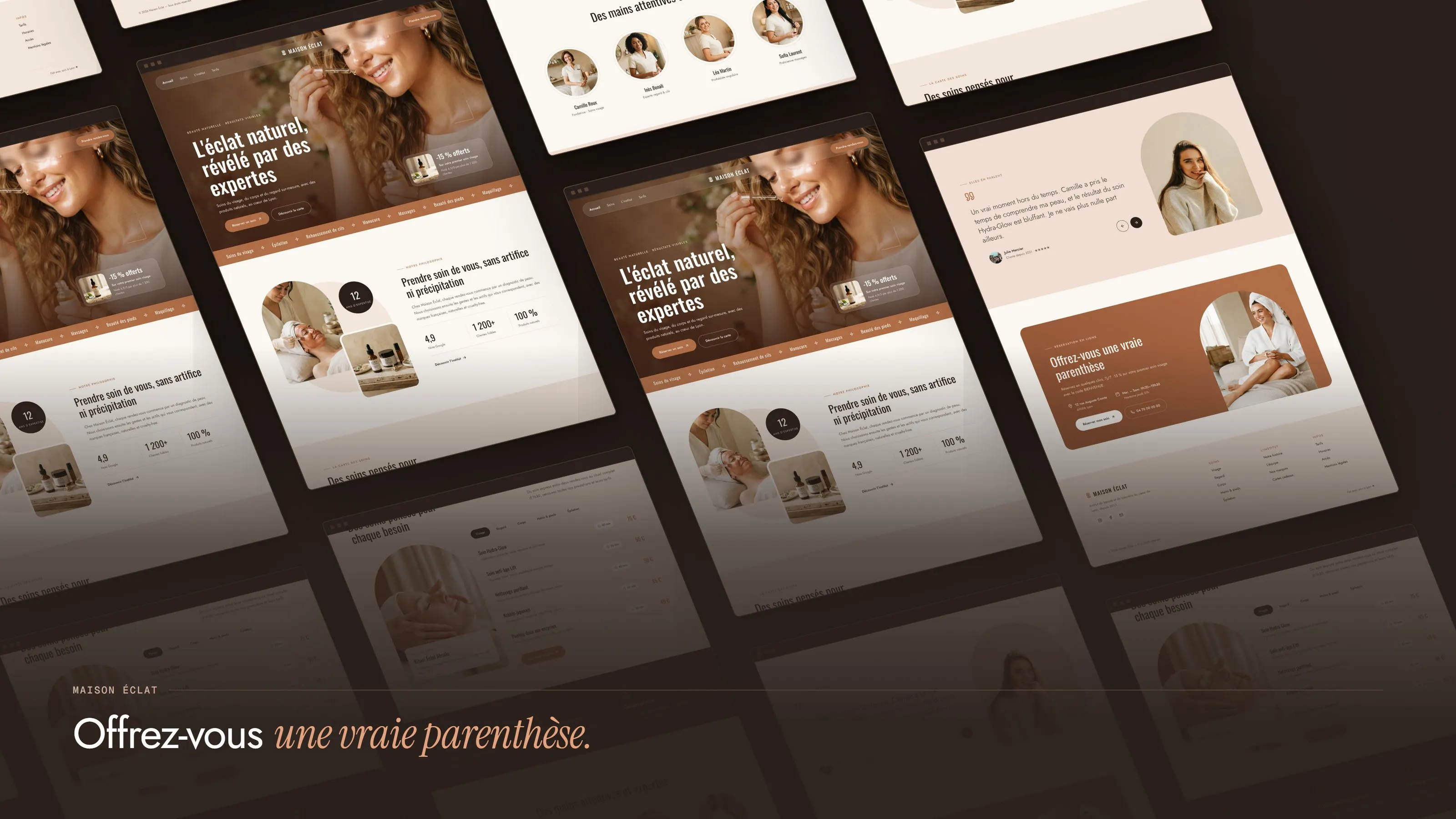 Aperçu du site Maison Éclat